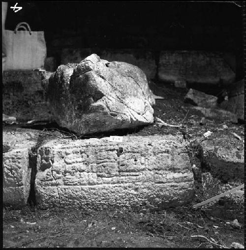 Stone from Hieroglyphic Stairway 1 of Structure 5 at Yaxchilan