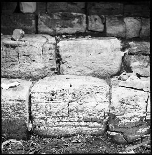 Stone from Hieroglyphic Stairway 1 of Structure 5 at Yaxchilan