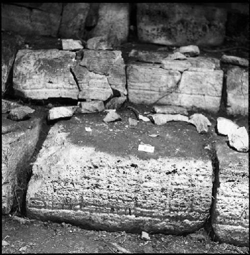 Stone from Hieroglyphic Stairway 1 of Structure 5 at Yaxchilan