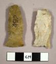 Stone projectile points