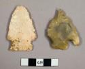 Stone projectile points