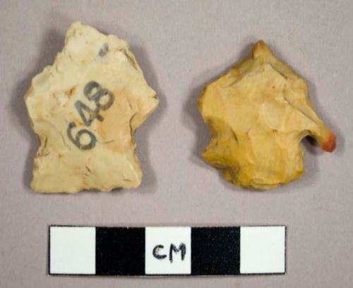 Stone projectile points