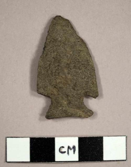 Stone projectile point, corner-notched