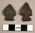 Stone projectile points, jack reef corner-notched types