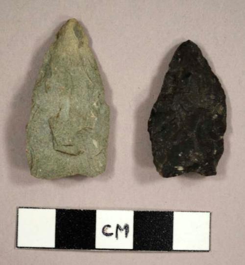 Stone projectile point, jack reef pentagoal type