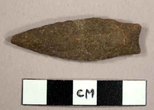 Stone projectile point, Merrimac type