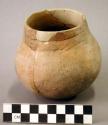 Banded neck pottery jar