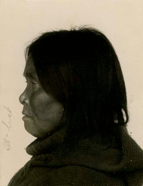 Atana, an Inuit woman, profile