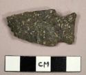 Stone projectile point, wayland notched type