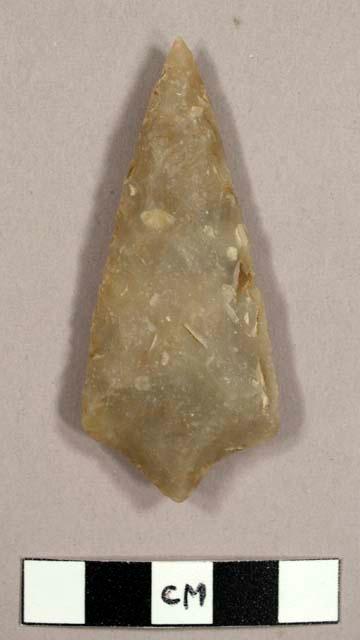 Stone projectile point, stemmed