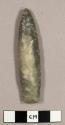 Replica of a projectile point, scottsbluf type i. 8.3 cm.
