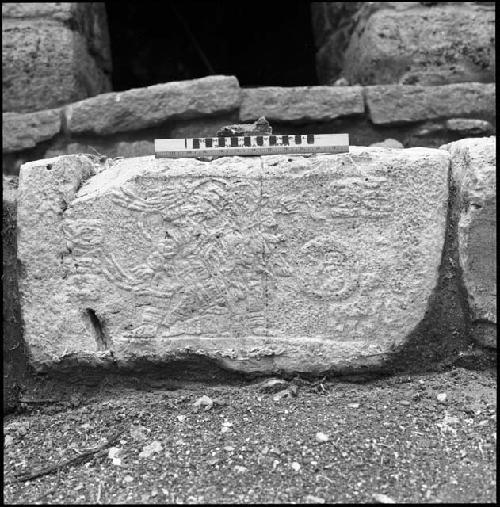 Block XII of Hieroglyphic Stairway 2 of Structure33 at Yaxchilan