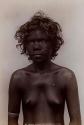 Studio portrait of an Aboriginal Woman of Queensland