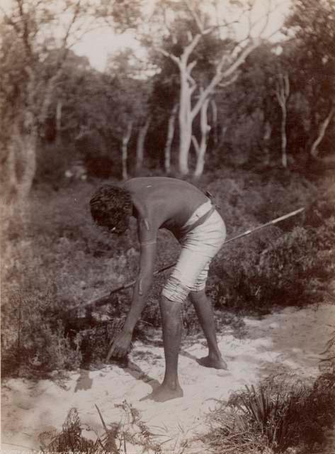 Aboriginal Man Tracking