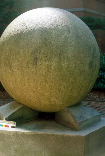 Stone ball, monumental sphere (3'7" in diameter)