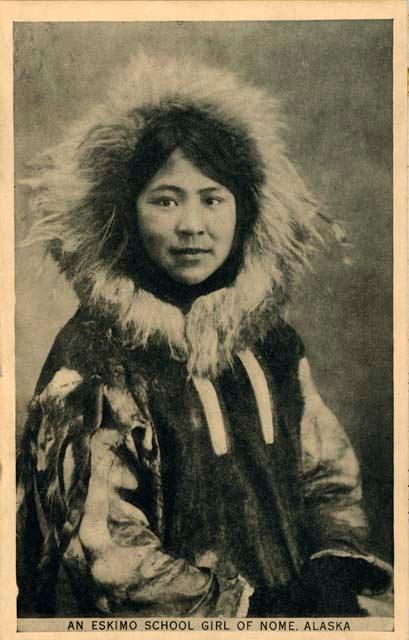 Inuit girl of Nome, Alaska