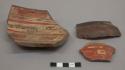 Potsherds: selected - polychrome, plain and incised wares