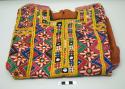 Textile; tunic with embroidery and mirrors