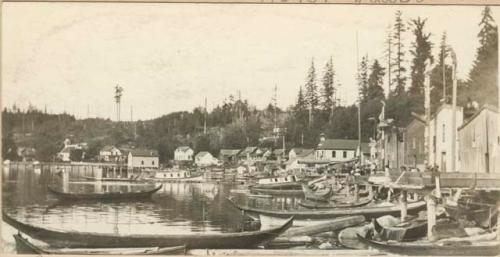 General view from east end; Bay in foreground.