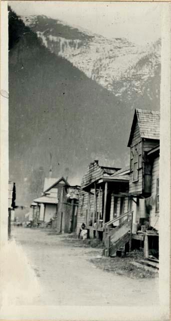 North end of summer village, Kingcome Inlet