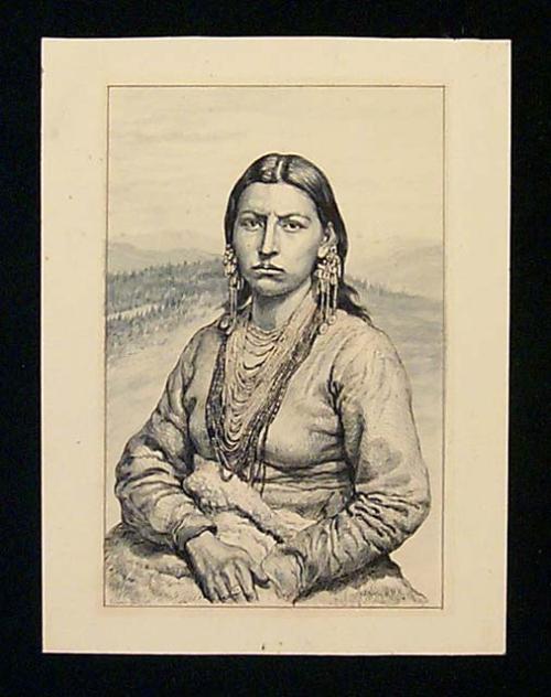 "A Dakota or Sioux Belle."