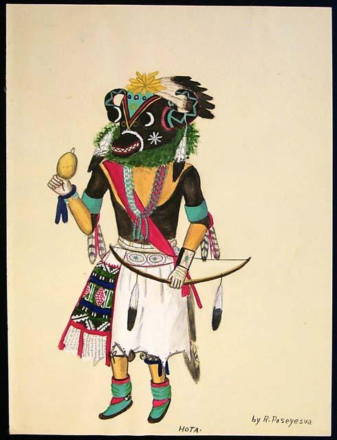 Painting of ho-te katsina