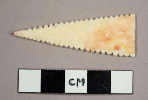 Cast, projectile point, triangular