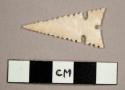 Cast, projectile point, side-notched
