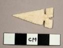 Cast, projectile point, triple-notched