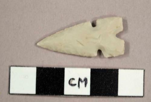 Cast, projectile point, triple notched