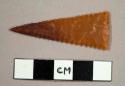 Cast, projectile point, triangular