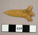 Cast, corner-notched projectile point