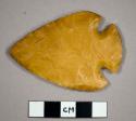 Cast, stone projectile point, corner-notched