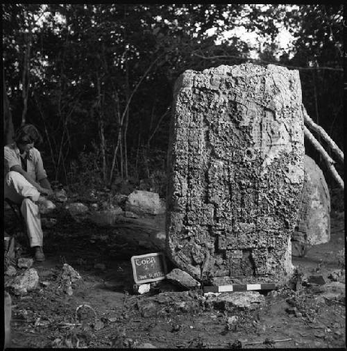 Stela 5 at Coba