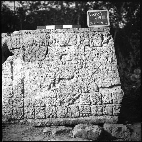 Stela 6 at Coba