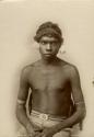 Studio Portrait of Young Aboriginal Man