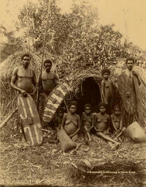 Queensland Aboriginals and Their Camp