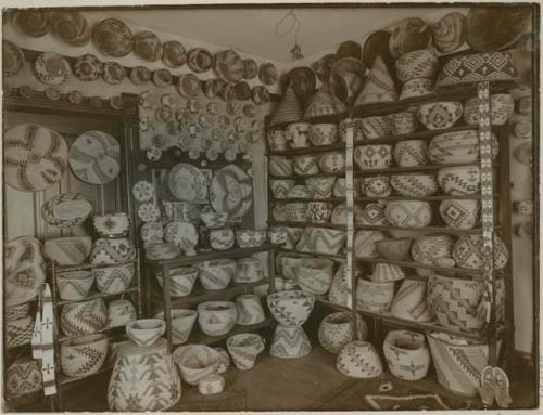 Collection of California Indian baskets