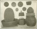 Collection of California Indian baskets