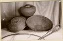 Studio shot of Baskets collected by William Alden Gale
