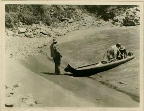 Canoe on Trinity river