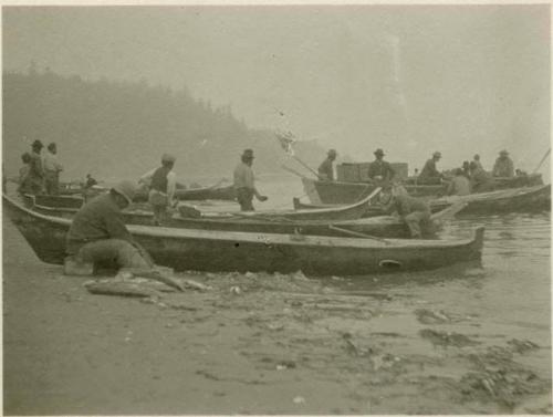 Neah Bay - selling salmon