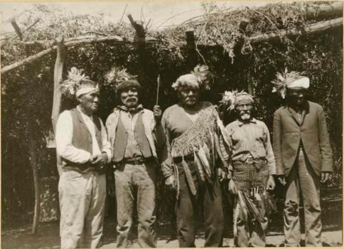 Medicine Men who took part in Eagle Dance at Mesa Grande California