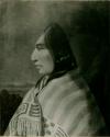 Salishan Indian in blanket, from negatives of Paul Kane's paintings