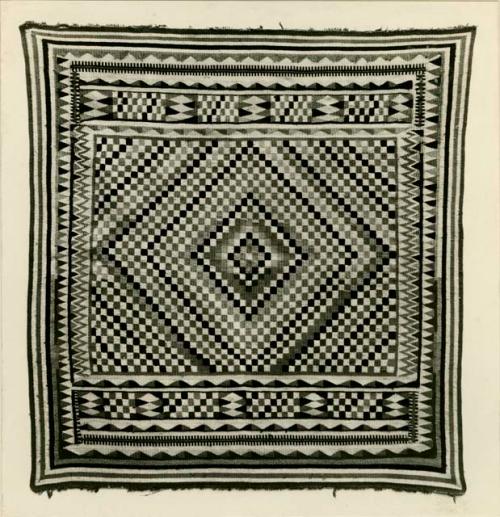 Blanket, geometrical designs