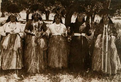 Lake Co. Indians in Dancing Costumes