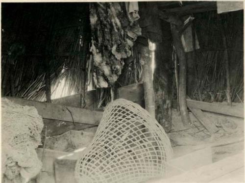 Interior of fisherman Jim's house