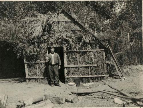 William Benson in summer camp before hop field