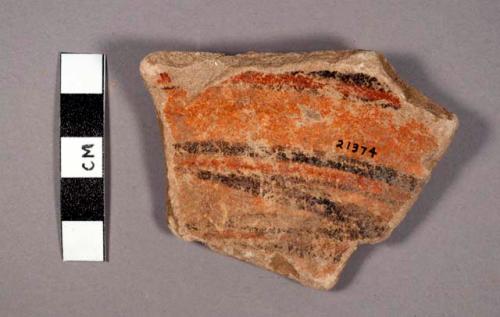 Dos Arroyos Orange-polychrome Potsherd: Variety K