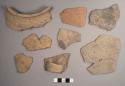 Cooma Striated Potsherds: Red-brown Early Variety